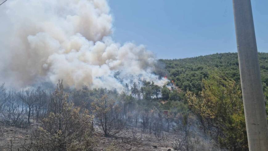 Πρυρκαγιά εν υπαίθρω Άνω Σούλι Αττικής