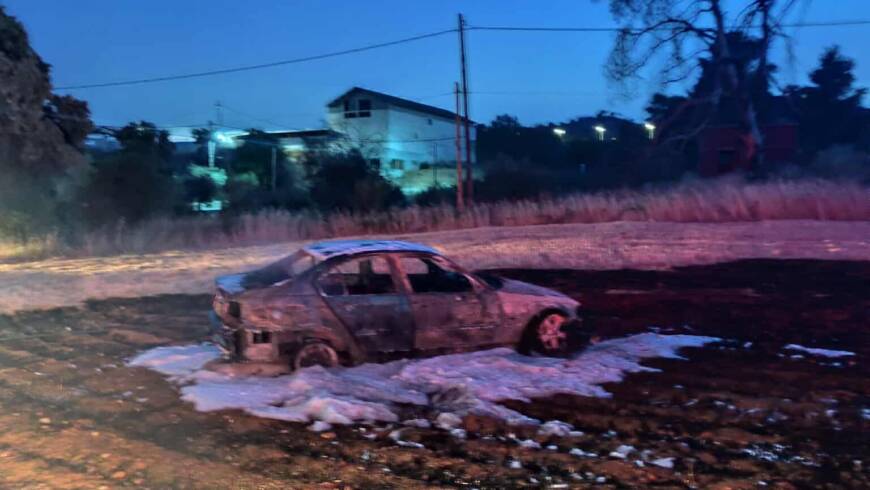 Πυρκαγιά σε όχημα στα Κατηφόρια