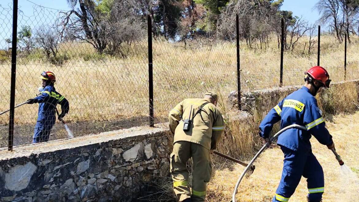 Πυρκαγιά εν υπαίθρω στη Σταμάτα